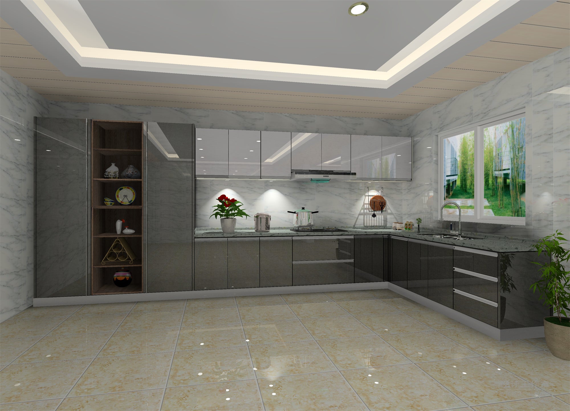 Phong cách tối giản cổ điển màu xám