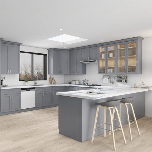 Bộ bếp Gray Shaker 10 x 10