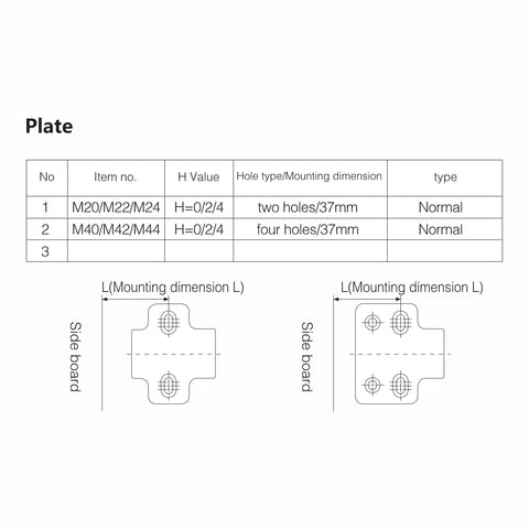 Bản lề không thể tách rời MO5A Full Overlay 35mm hai chiều Micro Angle đóng êm