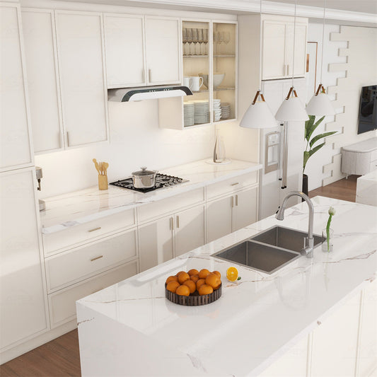 Milton White (Slim Shaker) Bộ bếp kết hợp 10 x 10
