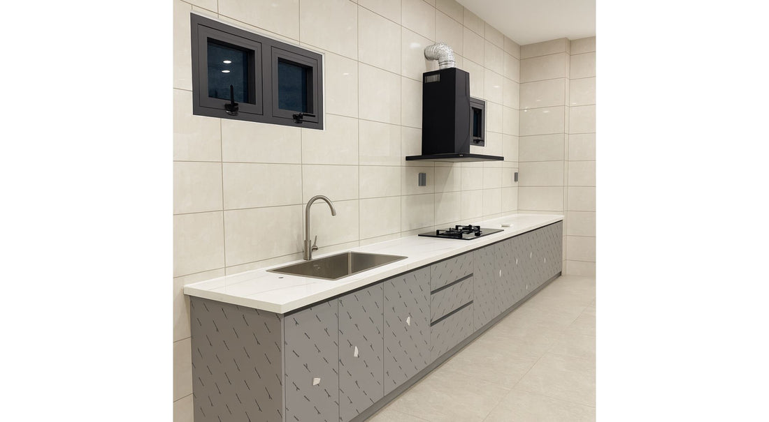 Thông tin thi công tủ bếp nhà anh Thiện