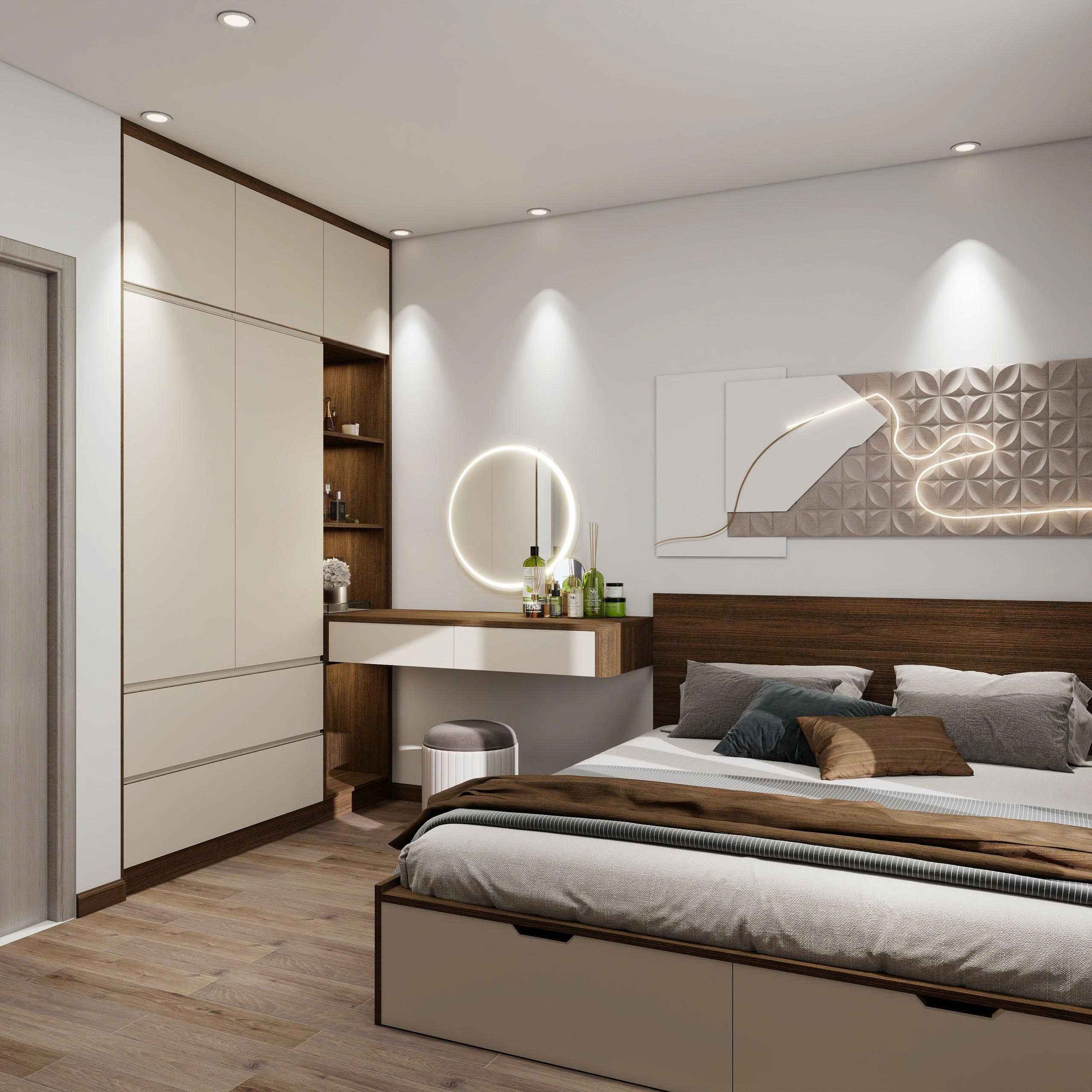 Giường Ngủ Hiện Đại Tích Hợp Ngăn Kéo