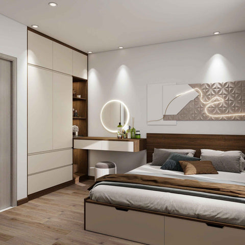 Giường Ngủ Hiện Đại Tích Hợp Ngăn Kéo
