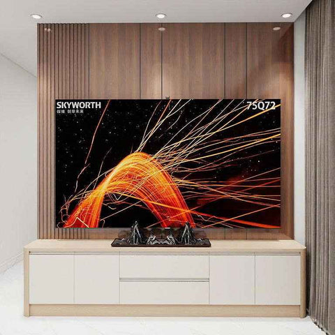 Kệ Tivi Hiện Đại Kết Hợp Ốp Lam Gỗ