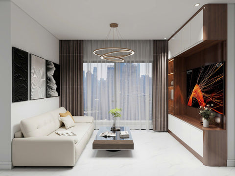 Tủ Kệ Tivi Kết Hợp Trang Trí Hiện Đại